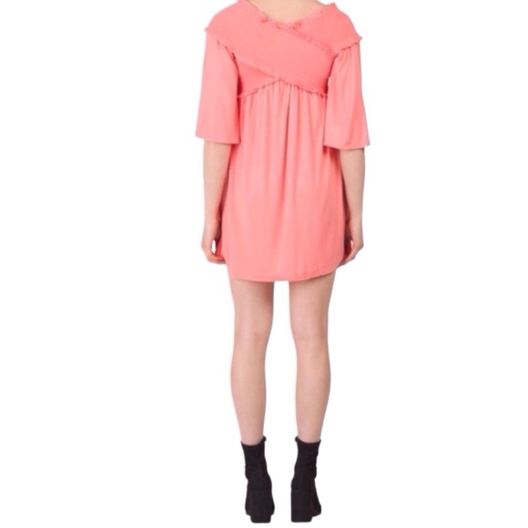 Nitt by Flying Tomato Criss Cross Above the Knee Dress (NWOT) (Size: Medium) - Picture 2 of 13